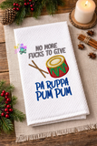 DIGITAL DOWNLOAD Applique No More F's To Give Embroidery Design 4 SIZES INCLUDED