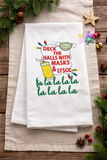 DIGITAL DOWNLOAD Deck The Halls With Mask and Lysol Sketch 3 SIZES INCLUDED