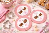 DIGITAL DOWNLOAD Applique Gingerbread Mug Rug 5 SIZES INCLUDED ENVELOPE