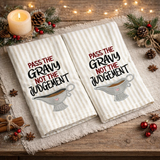 DIGITAL DOWNLOAD Pass The Gravy Not The Judgement Embroidery Design 4 SIZES INCLUDED APPLIQUE AND FILL OPTIONS INCLUDED