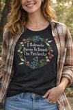 DIGITAL DOWNLOAD Floral I Solemnly Swear To Smash The Patriarchy 4 Sizes