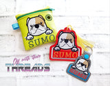 DIGITAL DOWNLOAD Peeking Bulldog Poo Back Stand Alone Snap Tab Bookmark BUNDLE Ornament Gift Tag