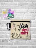 DIGITAL DOWNLOAD 5x5 Kiss My Mutt Poo Bag Holder
