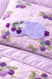 DIGITAL DOWNLOAD Quilted Blackberry Sleep Mask 2 SIZES INCLUDED