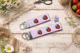 DIGITAL DOWNLOAD Strawberry Key Fob Set 2 SIZES INCLUDED
