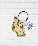 DIGITAL DOWNLOAD Middle Finger Bag Tag Bookmark Ornament JUNE 2024 MATURE MYSTERY BUNDLE