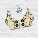 DIGITAL DOWNLOAD Middle Finger Shoe Wings JUNE 2024 MATURE MYSTERY BUNDLE