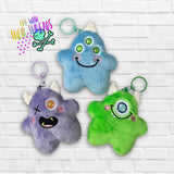 DIGITAL DOWNLOAD Halloween Monster Buddies Squishy Keychain Set