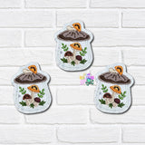 DIGITAL DOWNLOAD Mushroom Canister Feltie