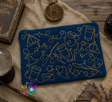 DIGITAL DOWNLOAD Wizard Quilted Mug Rug Snack Mat Set 4 SIZES INCLUDED Coaster