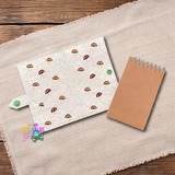 DIGITAL DOWNLOAD Quilted Toadstool Top Load Notebook Cover