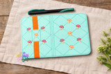 DIGITAL DOWNLOAD 5x7 Quilted Toadstool Mini Composition Notebook Cover