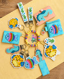 DIGITAL DOWNLOAD Applique Ocean Cuties Wristlet Essentials Set 12 DESIGNS INCLUDED