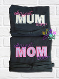 DIGITAL DOWNLOAD Applique Funny Okayest Mom Mum Ever 3 SIZES INCLUDED