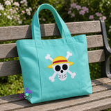 Applique One Piece Skull | 5 Sizes | Digital Download