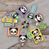 DIGITAL DOWNLOAD Applique Bamboo Besties Wristlet Essentials Set 10 DESIGNS INCLUDED | Panda
