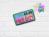 DIGITAL DOWNLOAD Petty Is Free Patch 3 SIZES INCLUDED