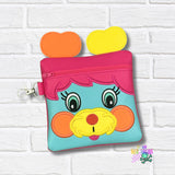 DIGITAL DOWNLOAD | Applique Popple Zipper Bag Set | 4 SIZES INCLUDED | 2 HOOPINGS REQUIRED