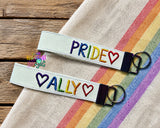 5x7 6x10 DIGITAL DOWNLOAD Pride Ally Key Fob Set