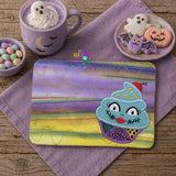 DIGITAL DOWNLOAD Applique Patchwork Girl Cupcake Quilted Mug Rug Snack Mat Set 4 SIZES INCLUDED Coaster
