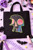 DIGITAL DOWNLOAD Fragmented Skull Applique 5 SIZES INCLUDED