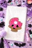 DIGITAL DOWNLOAD Donut Skull Applique 5 SIZES INCLUDED
