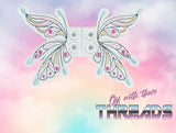DIGITAL DOWNLOAD Fairy Pixie Shoe Wings SATIN AND BEAN STITCH EYELET OPTIONS INCLUDED