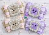 DIGITAL DOWNLOAD Peanut Butter and Jelly Besties Feltie Set 2 DESIGNS INCLUDED