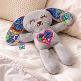 DIGITAL DOWNLOAD Applique Bunny Rag Doll Set 4 SIZES INCLUDED