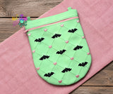 DIGITAL DOWNLOAD Ghoul's Night Out: Quilted Bat Round Bottom Bag