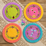 DIGITAL DOWNLOAD | Applique Quilted Spring Time Friends Mug Rug Bundle | 4 SIZES INCLUDED | 4 DESIGNS INCLUDED