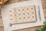 DIGITAL DOWNLOAD Quilted Rose A6 Notebook Cover