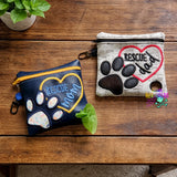 DIGITAL DOWNLOAD 5x5 ITH Applique Rescue Mom Dad Mum Set Zipper Bag Lined and Unlined 2021