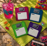 DIGITAL DOWNLOAD Applique Floppy Disc Coaster