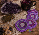 DIGITAL DOWNLOAD 4x4 Applique Geode Coaster