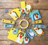 DIGITAL DOWNLOAD Applique Silly Goose Wristlet Essentials Set 12 DESIGNS INCLUDED