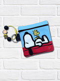 DIGITAL DOWNLOAD 5x5 Applique Snoopy Poo Bag Holder