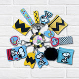 DIGITAL DOWNLOAD Applique Snoopy Wristlet Essentials Set 12 DESIGNS INCLUDED