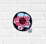 DIGITAL DOWNLOAD Soccer Mom Patch 3 SIZES INCLUDED