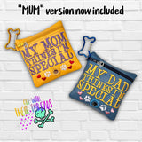 DIGITAL DOWNLOAD 5x5 Special Dog Poo Bag Holder MUM VERSION NOW INCLUDED