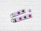 DIGITAL DOWNLOAD Strawberry Key Fob Set 2 SIZES INCLUDED