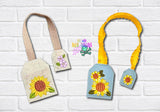 DIGITAL DOWNLOAD Sunflower String Bookmark 2 VERSIONS