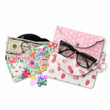 Quilted Envelope Style Glasses Case Bundle | 2 Designs | 2 Sizes | Digital Download