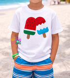DIGITAL DOWNLOAD Applique Popsicle Duo 5 SIZES INCLUDED