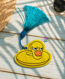 DIGITAL DOWNLOAD 4x4 Chad The Perturbed Duck Floatie Bookmark