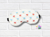 DIGITAL DOWNLOAD  Quilted Toadstool Sleep Mask 2 SIZES INCLUDED