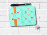 DIGITAL DOWNLOAD 5x7 Quilted Toadstool Mini Composition Notebook Cover