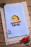DIGITAL DOWNLOAD Taco Ho Applique 4 SIZES INCLUDED