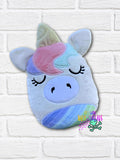 DIGITAL DOWNLOAD Applique Unicorn Plush 5 SIZES INCLUDED