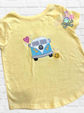 DIGITAL DOWNLOAD Applique Vintage Bus Van 4 SIZES INCLUDED